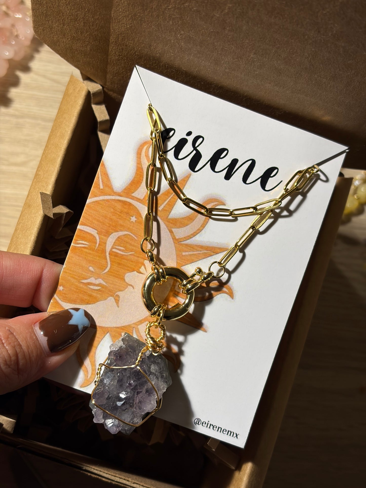 Collar “Druza” de Amatista