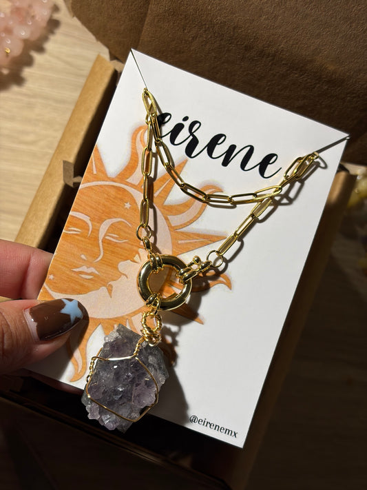 Collar “Druza” de Amatista