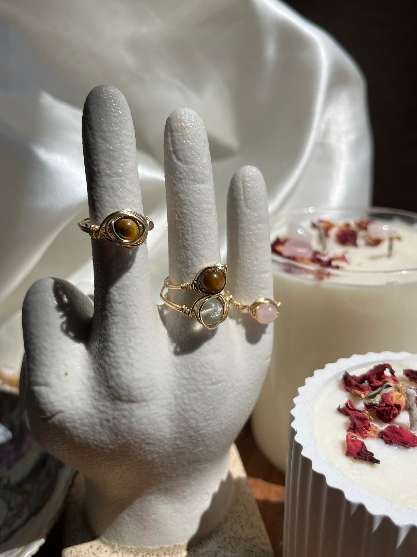 Anillo Piedra Bola 6mm