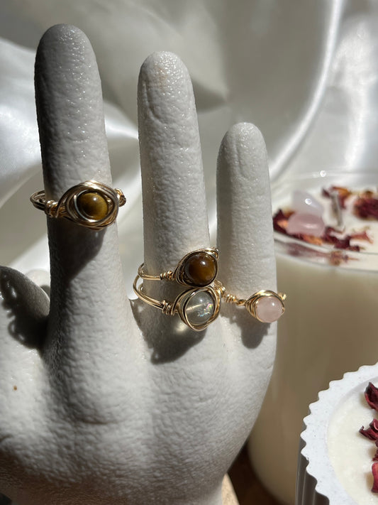Anillo Piedra Bola 6mm