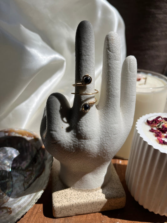 Anillo Doble Piedra